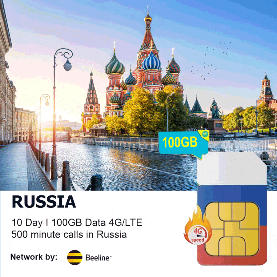 Russia Travel Sim